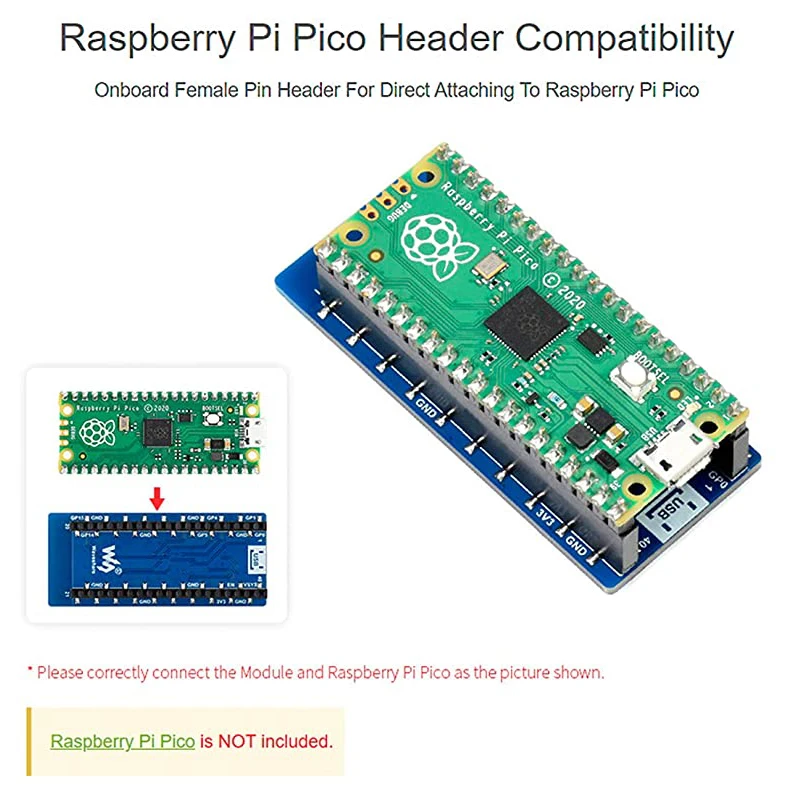 ESP8266 модуль Wi-Fi для Raspberry Pi Pico поддерживает STA AP + режим TCP/UDP |