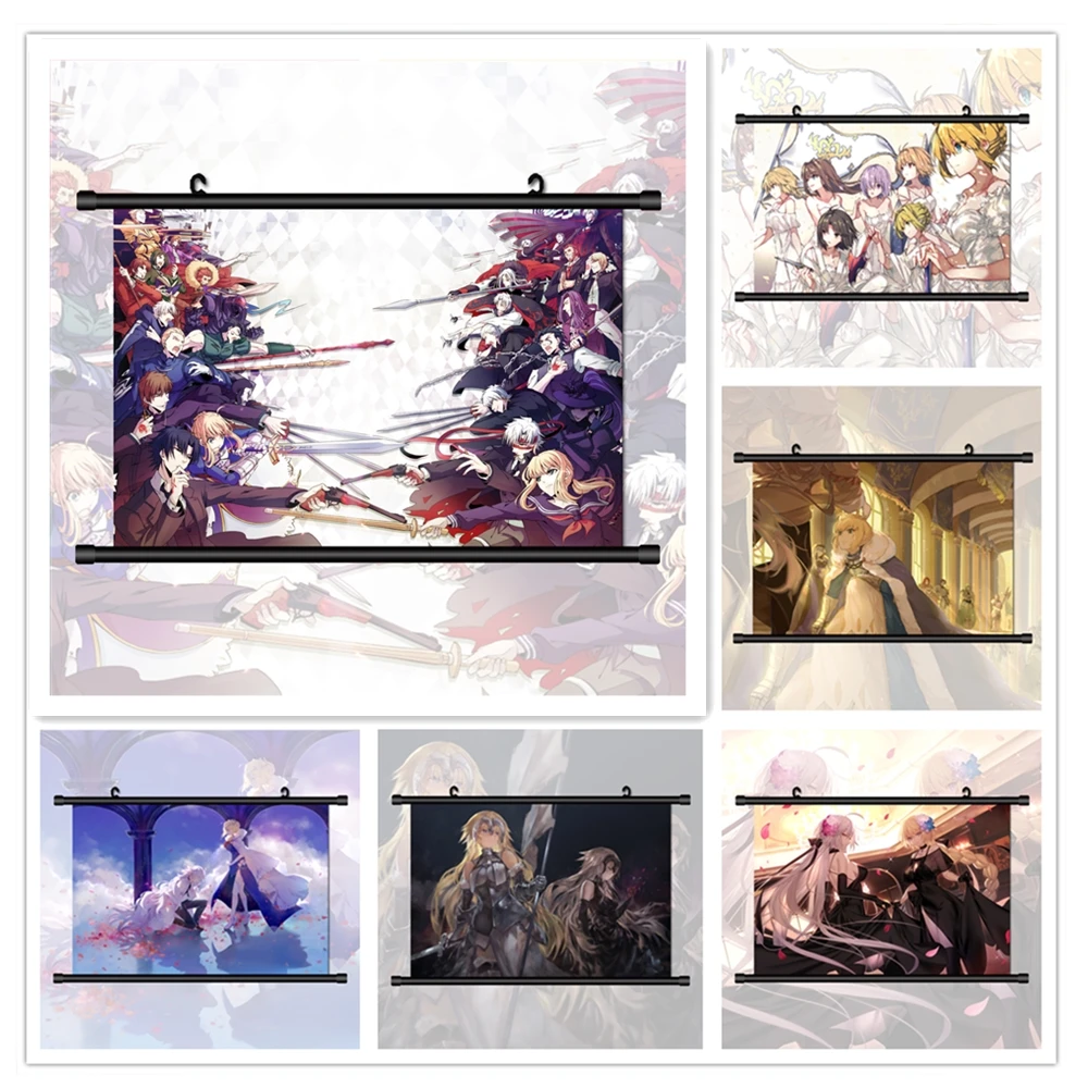 WTQ FGO Fate Grand Order Аниме Манга HD ретро постер Картина на холсте аниме постеры