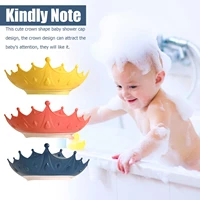 kids wash hair shield hats childrens crown shampoo cap adjustable ear protection for baby girl boy children newborn head cover