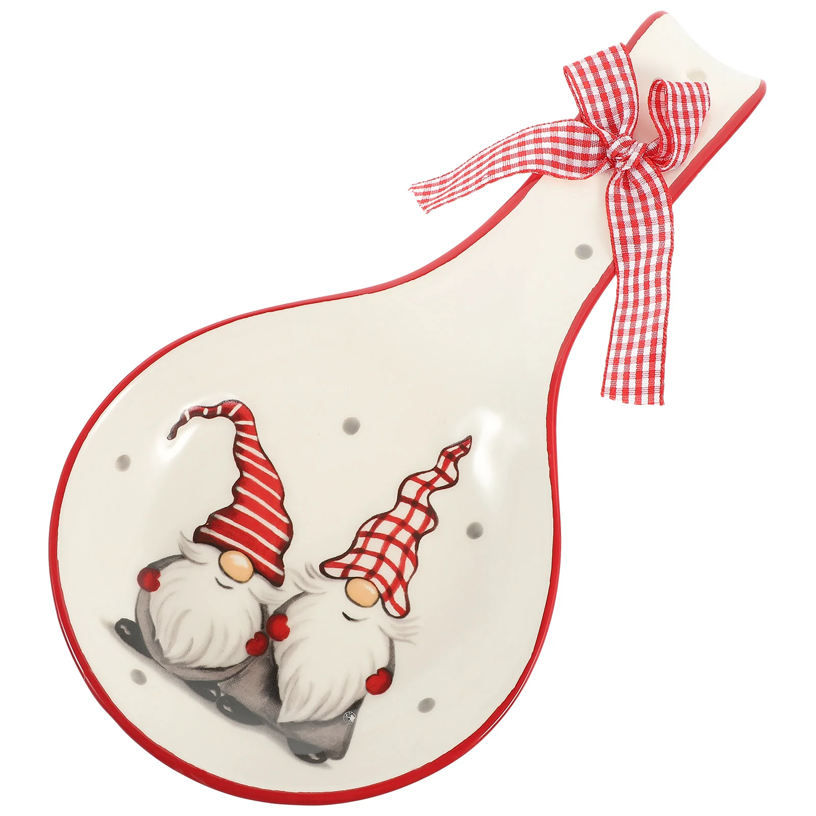 Chopsticks Cutlery Rack Kitchen Utensils Spoon Shaped Christmas Stand Pillow White Creative Woman