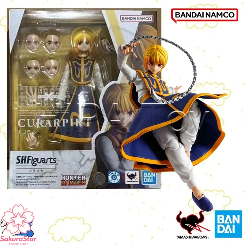 Фото В наличии: Оригинальная фигурка Bandai S.H.Figuarts Курапика из аниме «HUNTER×HUNTER» от SakuraStar Store, высокодетализированная, игрушка, подарок. №1