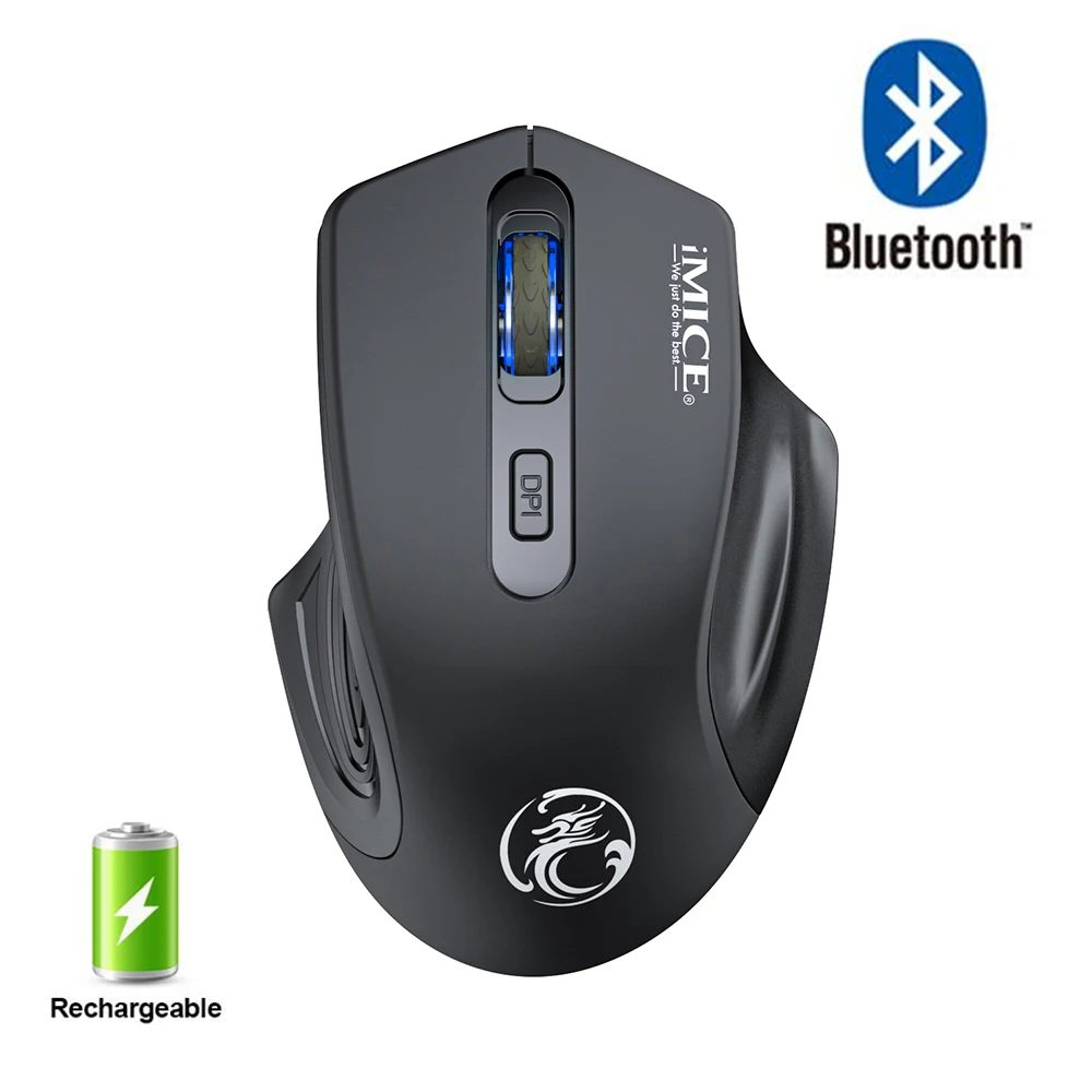 Беспроводная мышь Bluetooth перезаряжаемая компьютерная беспроводная игровая