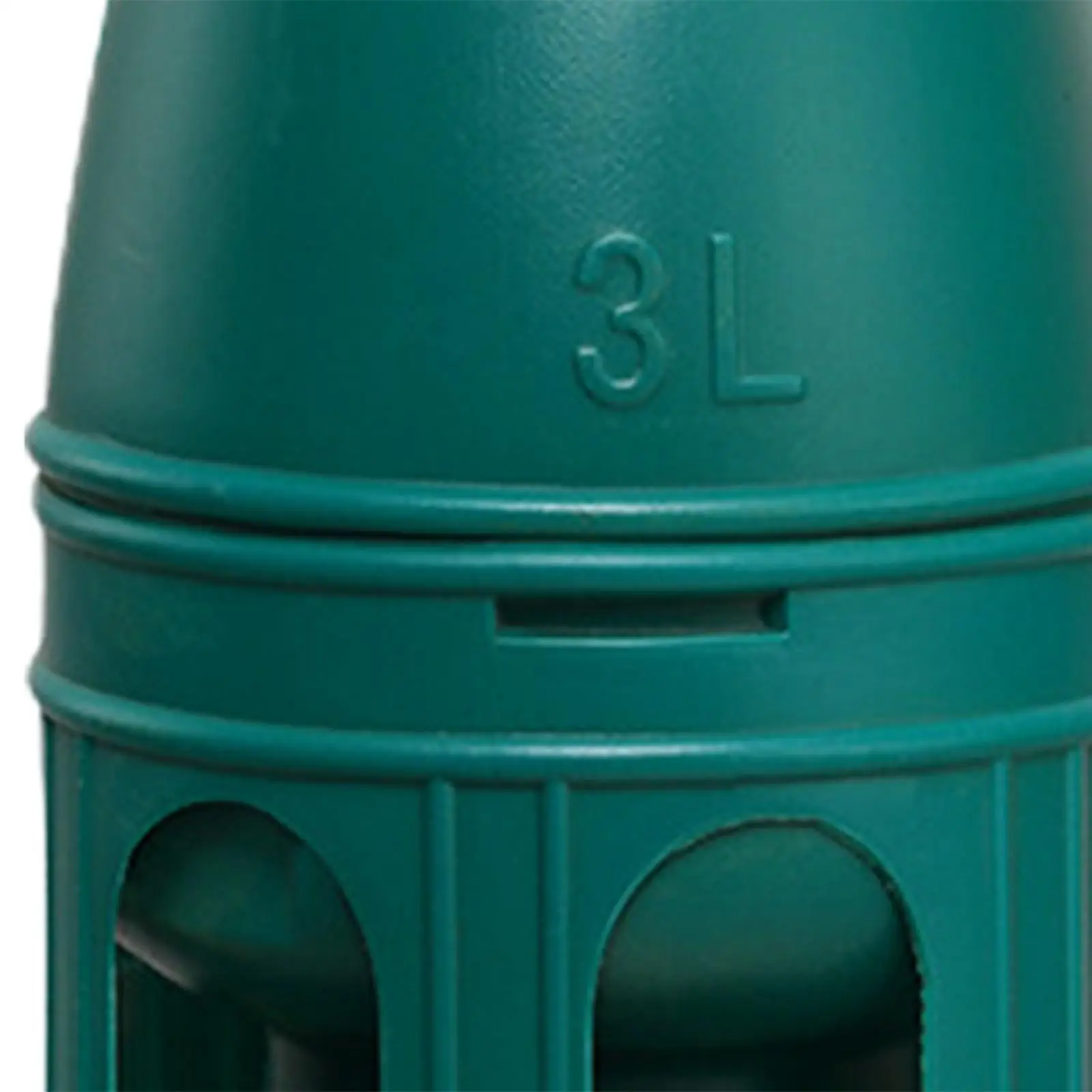 

Bird Water Drinker Parakeet Chicken Dove Feeder with Hanging Handle White 5L