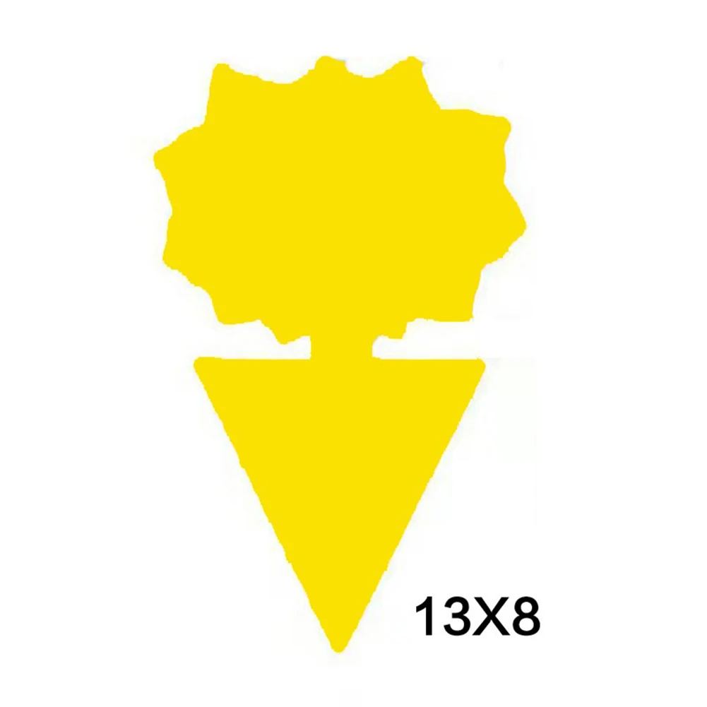 Набор из 10 двухсторонних желтых липких ловушек для мух |