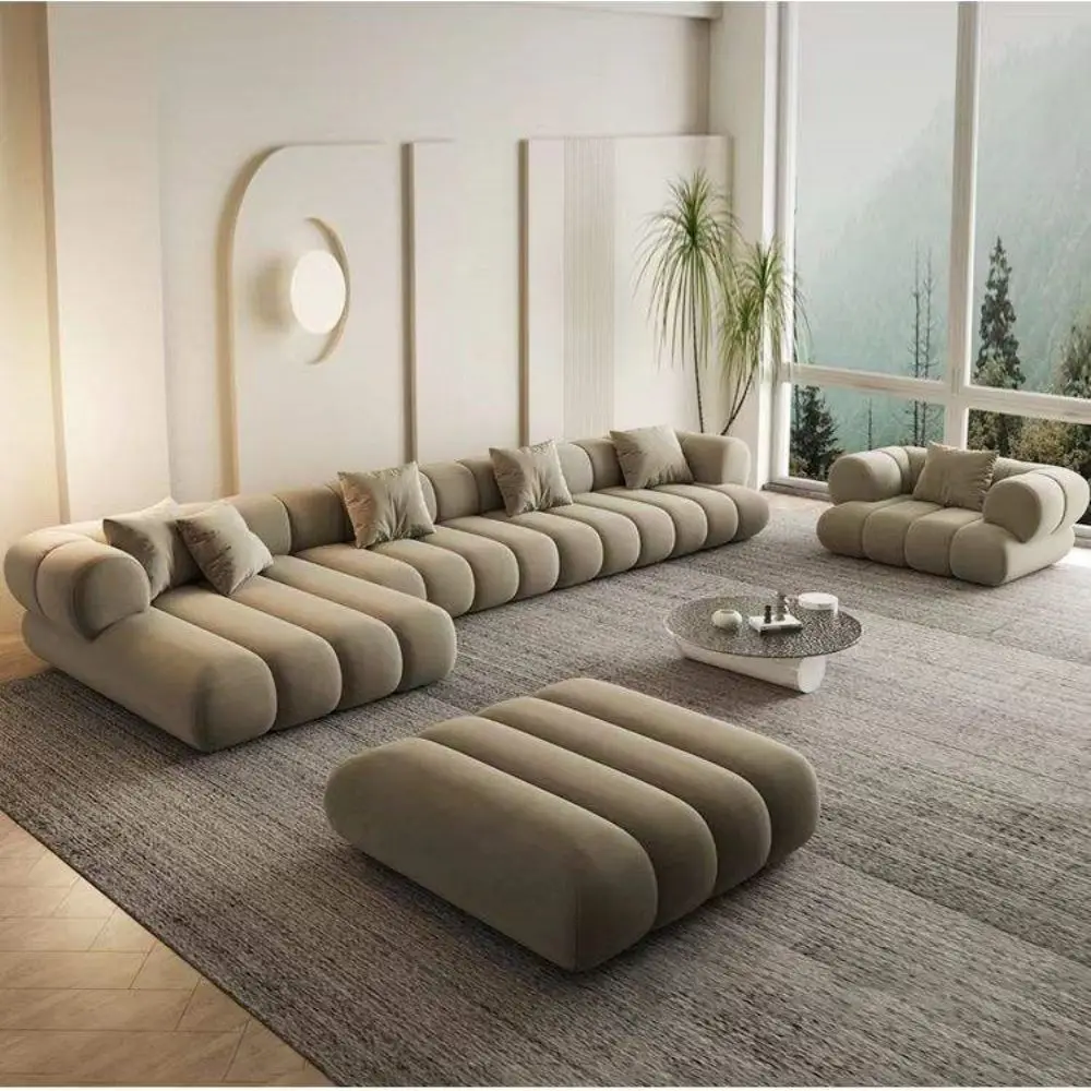 Современный Чистый стиль набор диванов для гостиной высококачественный