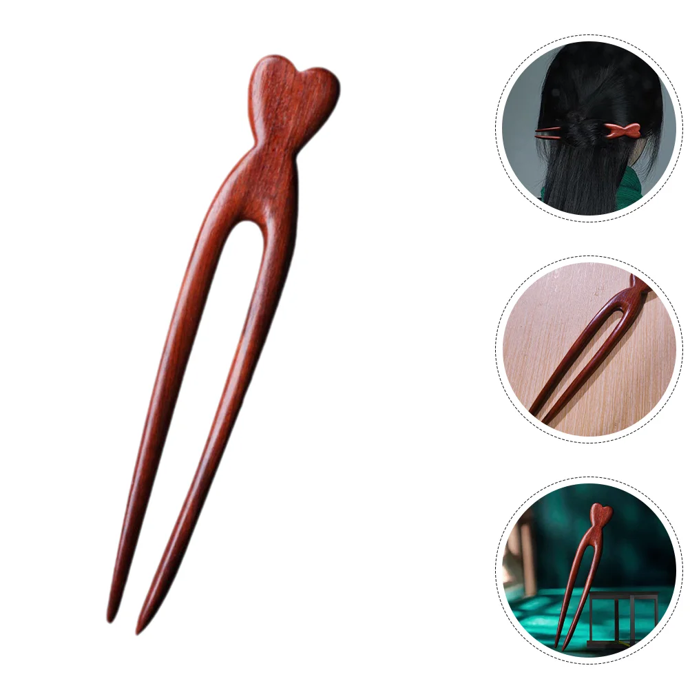 Заколка для волос Любовь декоративные палочки булочек заколки с резьбой по