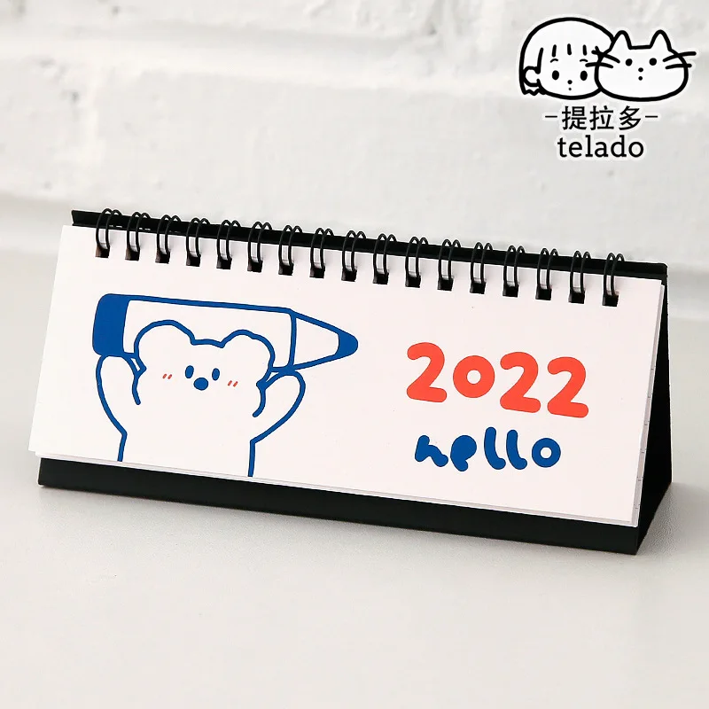 

Cream Bear Rabbit Series 2022 Cute Decorative Ornament Notepad Calendar 4 Styles