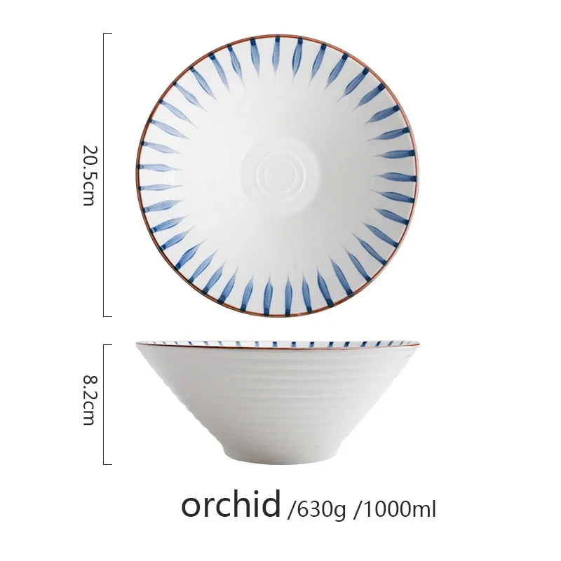 

Японская керамическая миска для рамена 8 дюймов