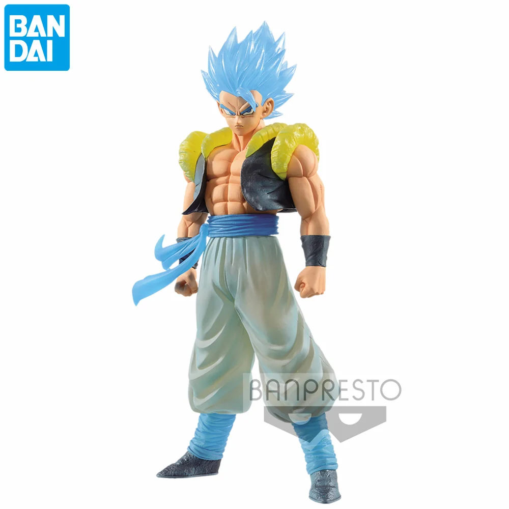 

Bandai BANPRESTO Dragon Ball Z Clearise Blue Gogeta Super Saiyan PVC Action Figures 200MM Anime DBZ Figurine Model Toys