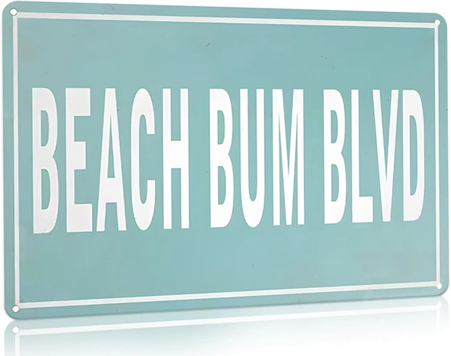 1b винтажная летняя пляжная вывеска Beach Bum Blvd жестяная для дома озера прибрежная