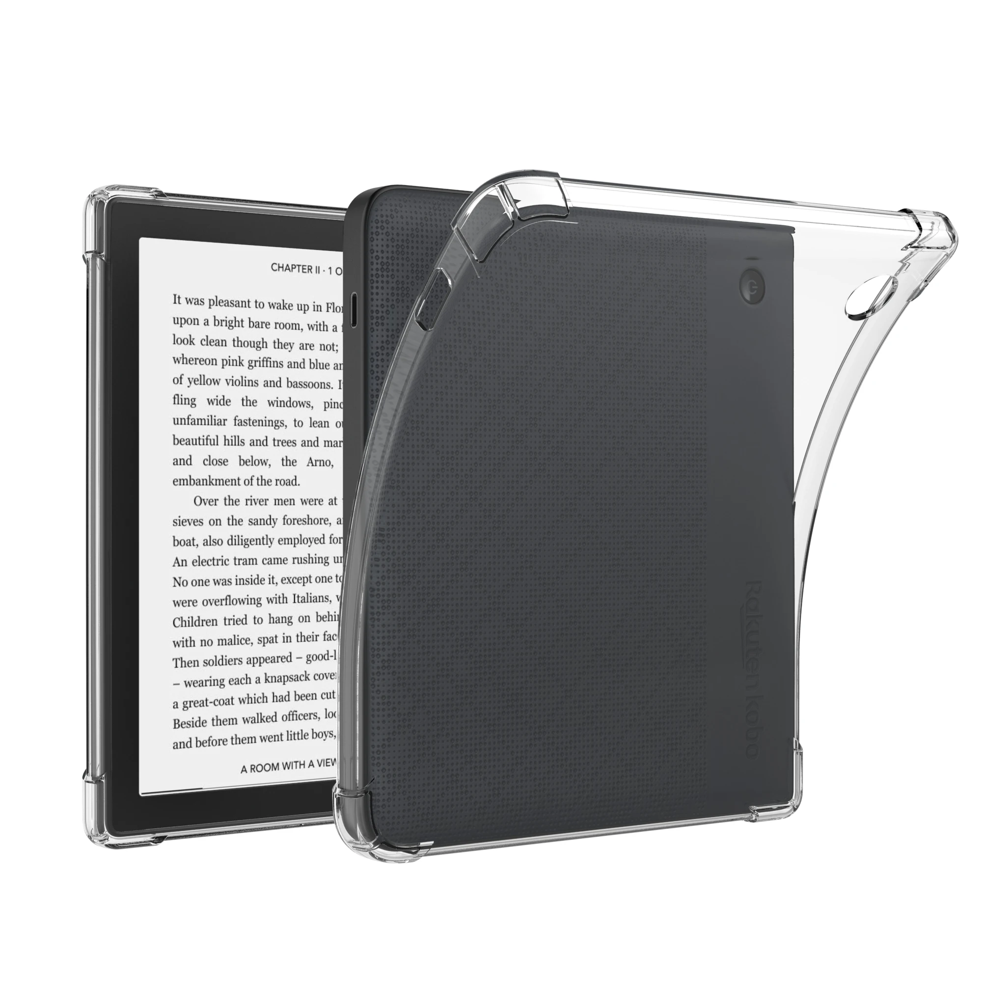 

Kobo Libra 2 Clear Case (2021 Released, Model N418) - Ultra-Thin Lightweight Transparent Silicone Flexible Soft Back Cover