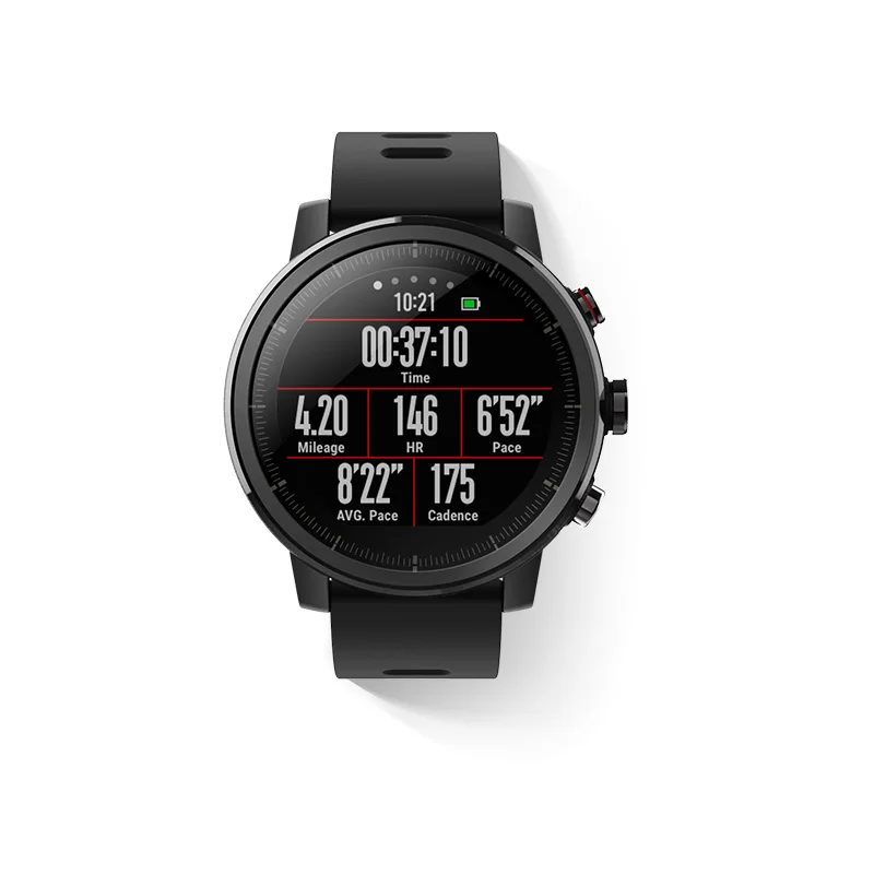 Orologio sportivo Smart Fitness Amazfit Stratos + 2S originale per Android IPhone 5ATM musica Bluetooth impermeabile memoria GPS integrata