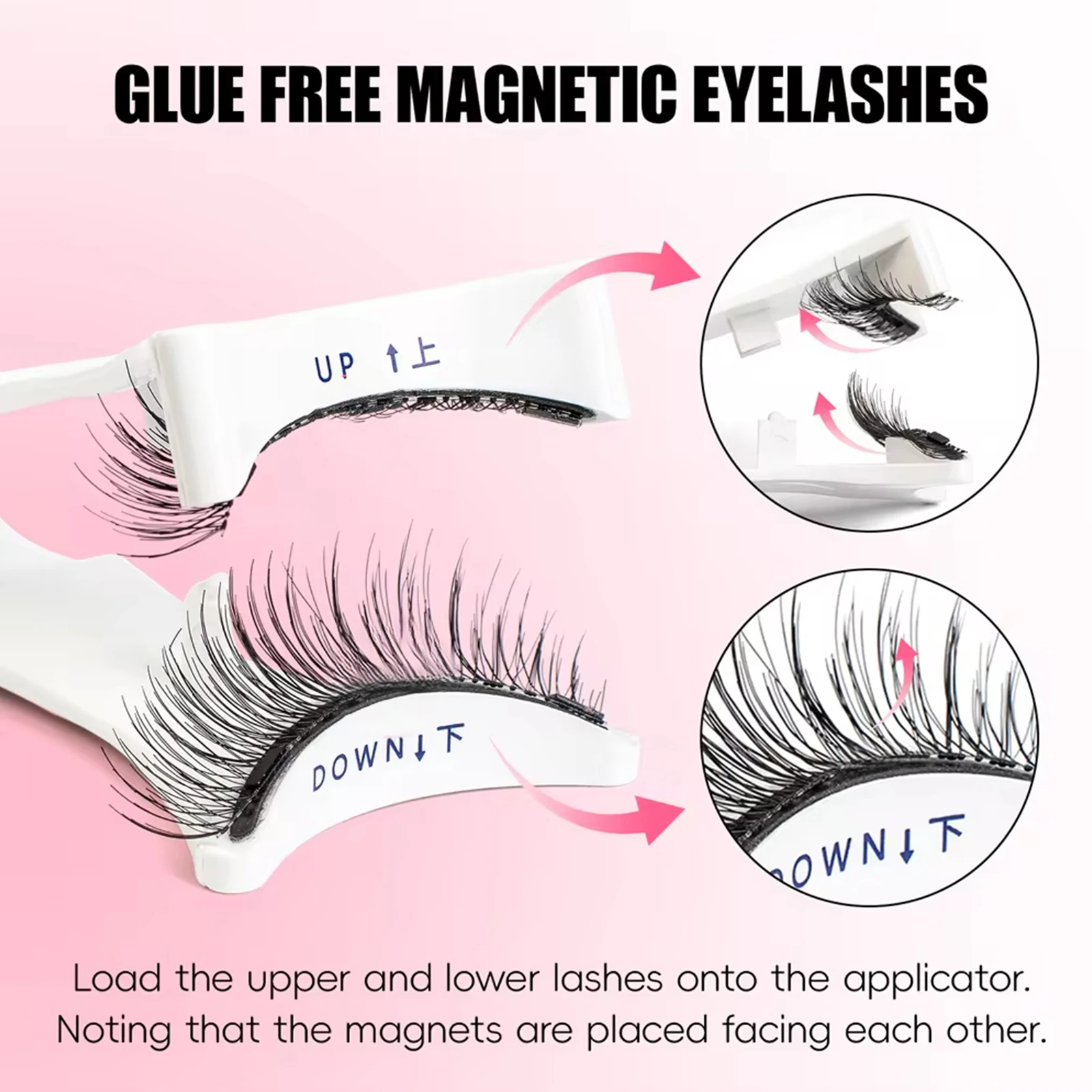 Фото Магнитные ресницы Honey Eyelash Quantum: мягкие, натуральные, без клея, для наращивания №3