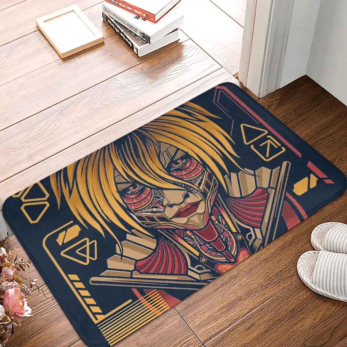 

Attack On Titan Bathroom Mat One Of The Legends Of The Giants Doormat Living Room Carpet Balcony Rug Home Decoration