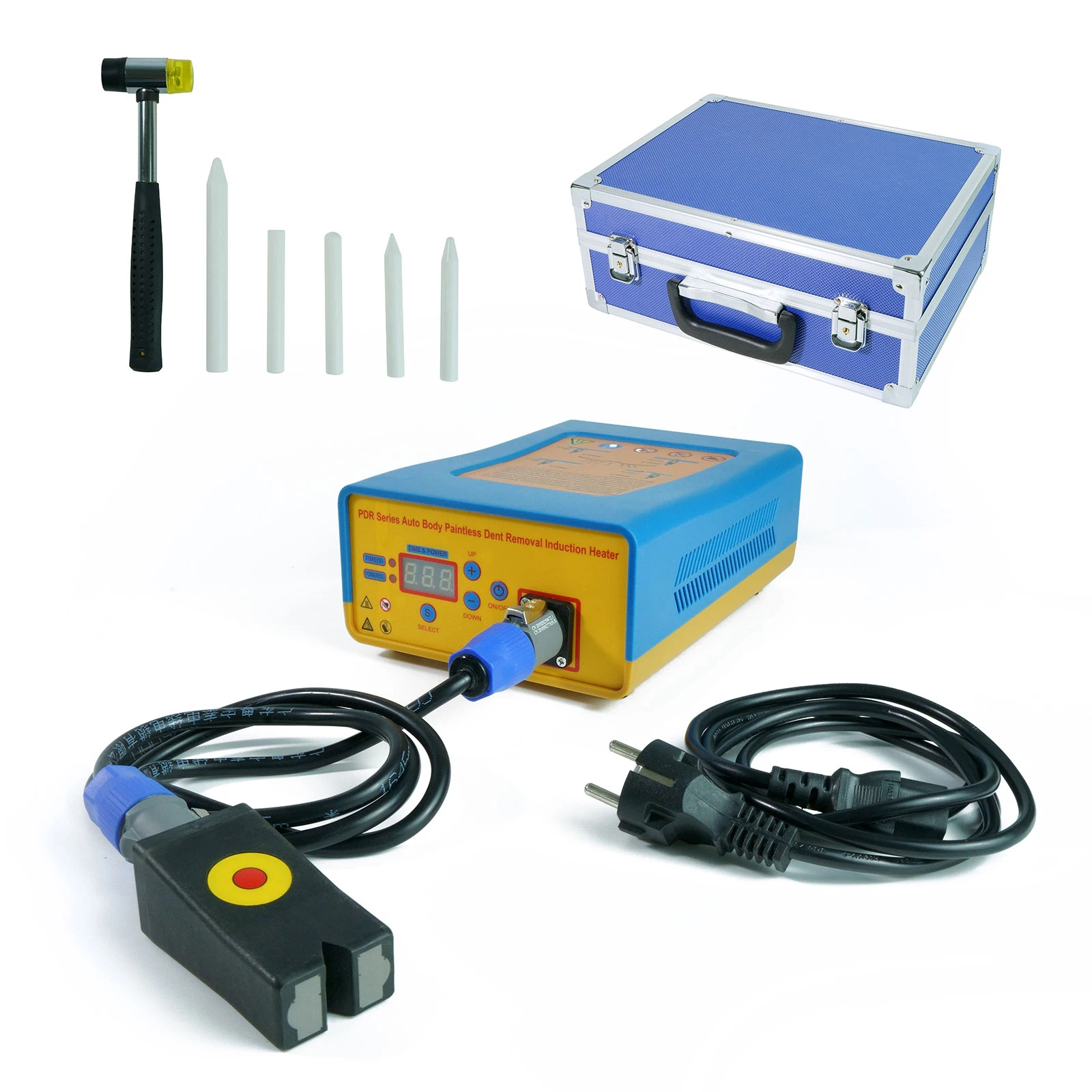 Индукционный обогреватель PDR для ремонта автомобильных вмятин без покраски