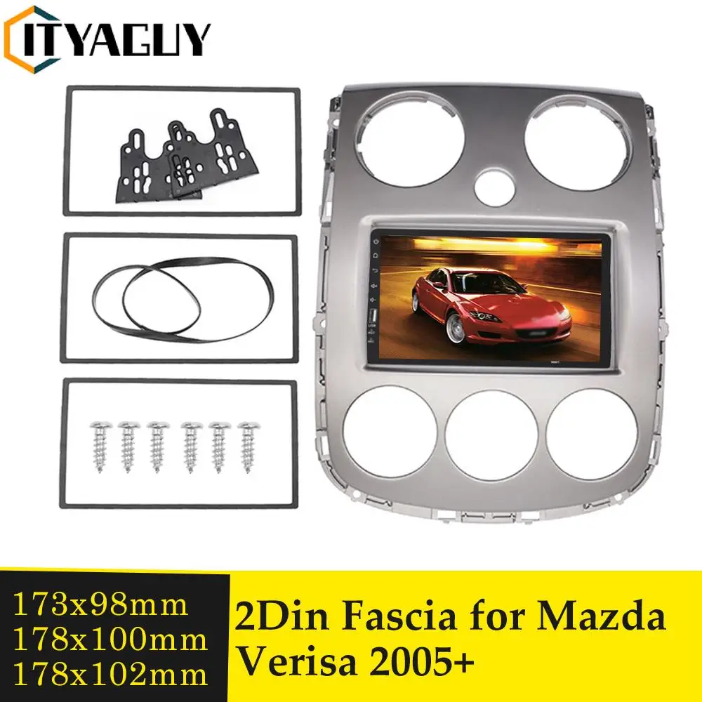 

Рамка для автомобильного мультимедийного DVD-плеера, двойная Din, для Mazda Verisa 2005