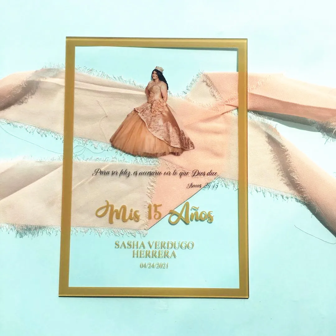 

10 шт., пригласительные открытки на день рождения с золотым принтом