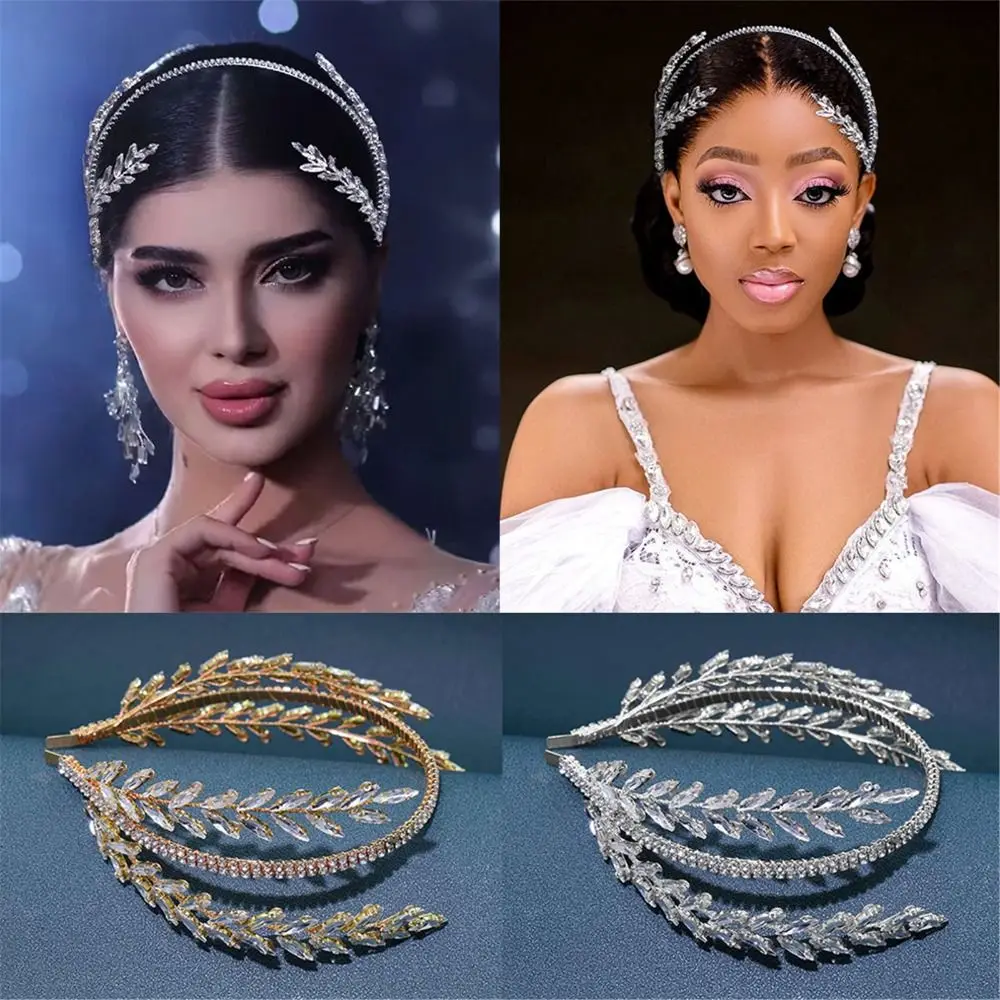

Exquisite Wedding Hair Accessories Rhinestone Head Bands Wedding Headpiece for Bride Party Headdress Bridal Headband