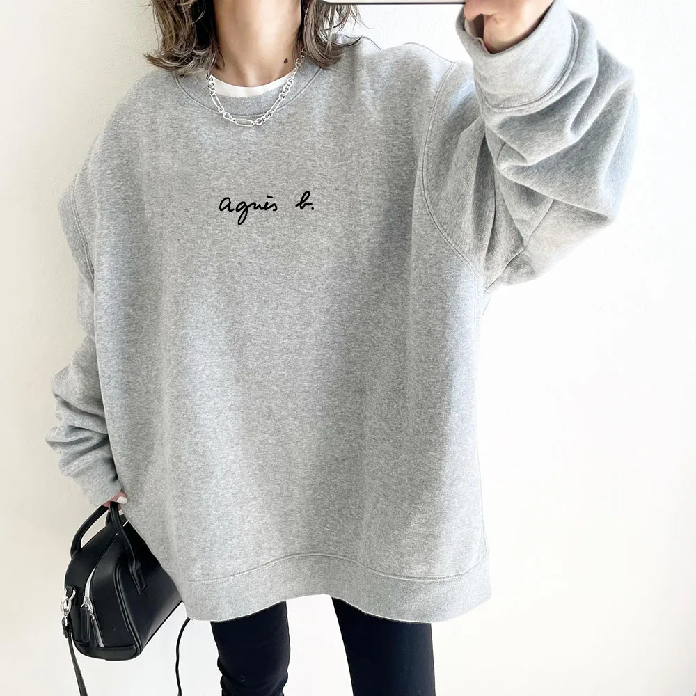 

Hoodie Women Streetwear Letter Printed Long Sleeve Sweatshirts Oversize Simple Casual O Neck Hoodies Spring 2022 Pullover Jumper