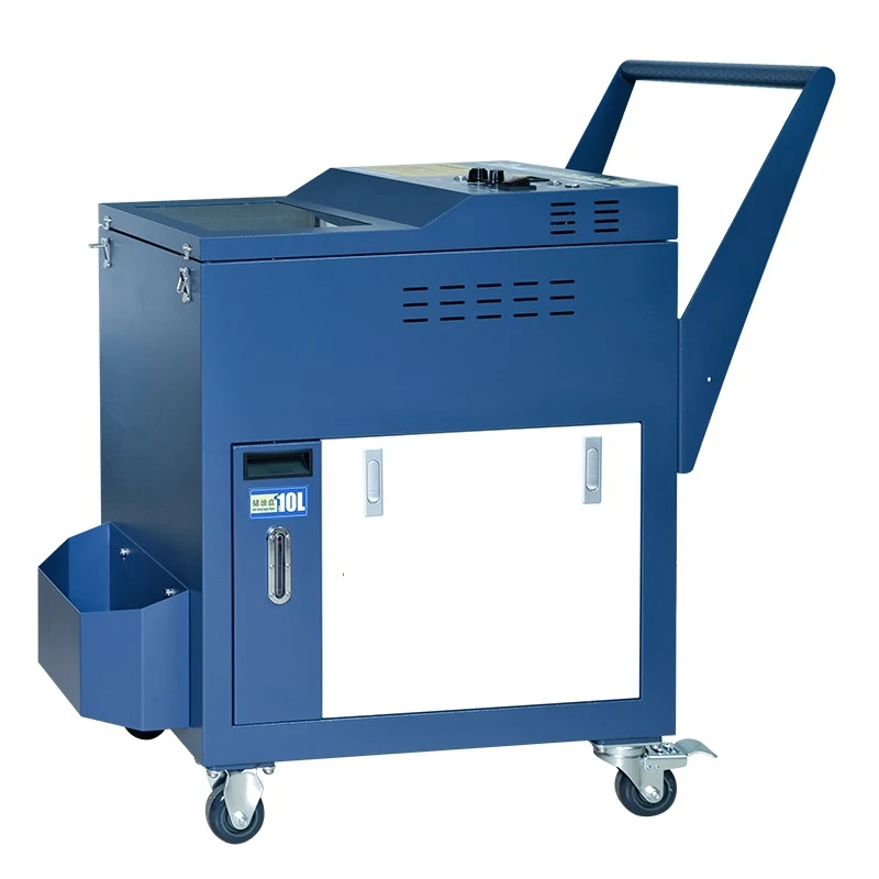 

CZC-7550 Recovery And Removal Scraping Oil Trolley With Wheels Industrial Machine Tool Oil-Water Separation Handcart 110 / 220 V