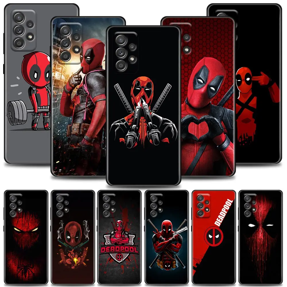 

Avengers Deadpool Marvel Funda Case for Samsung A73 A53 A33 A23 A52 A72 A22 A32 A12 A42 A71 A51 A91 A41 A31 A21S 4G 5G Capa Case