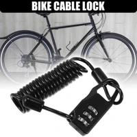 x autohaux helmet lock bike cable lock 3 digit security resettable combination cable locks