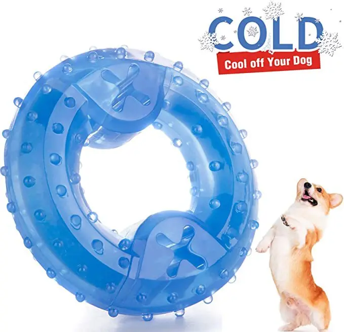 

Pet Dog Toys Bite Resistant Squeaky Sound Toy Thorn Barbed Tooth Cleaning Tpr Molar Chew Toys for Dogs Interactive Training