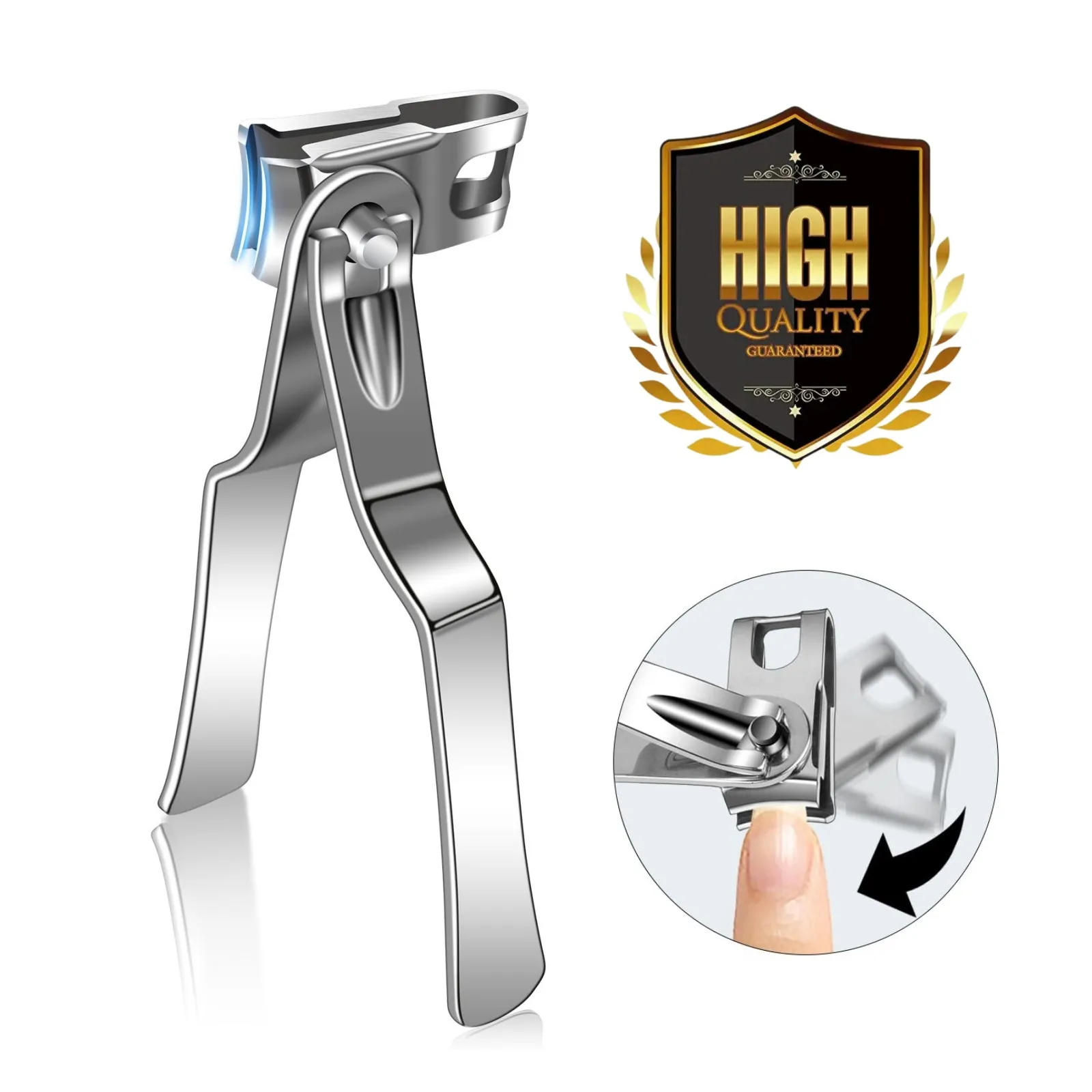 Машинка для стрижки ногтей пожилых эргономичная машинка толстых стальная