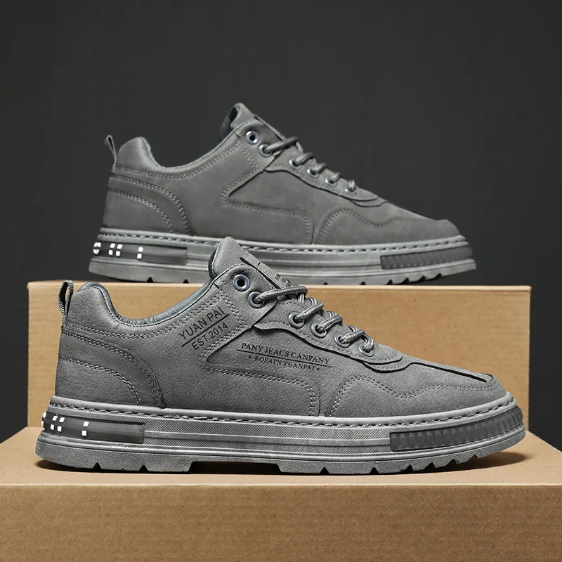 Мужская обувь осень 2024 новая безопасная рабочая на строительной площадке теплая