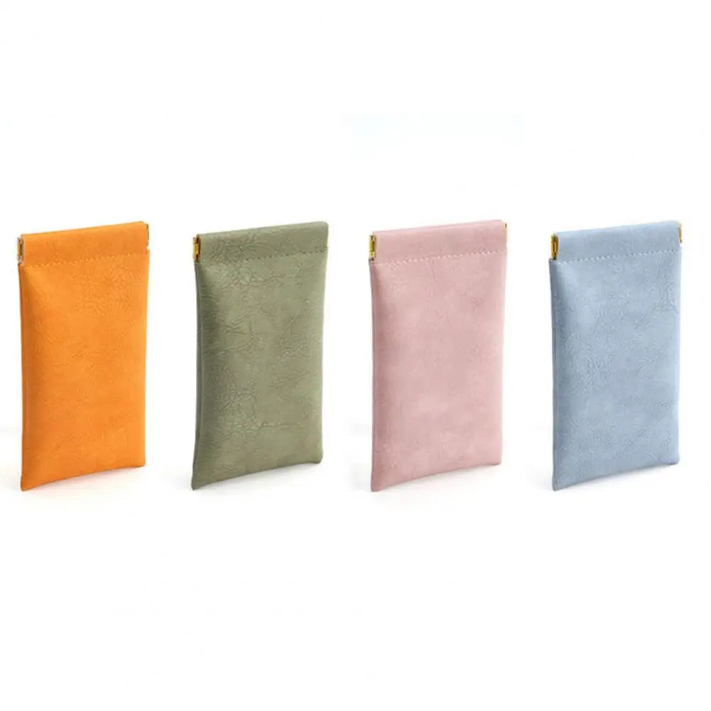 

Scratch Protection Glasses Bag Fashionable Soft Faux Leather Sunglasses Pouch Stylish Eyeglass Organizer for Women for Outdoor