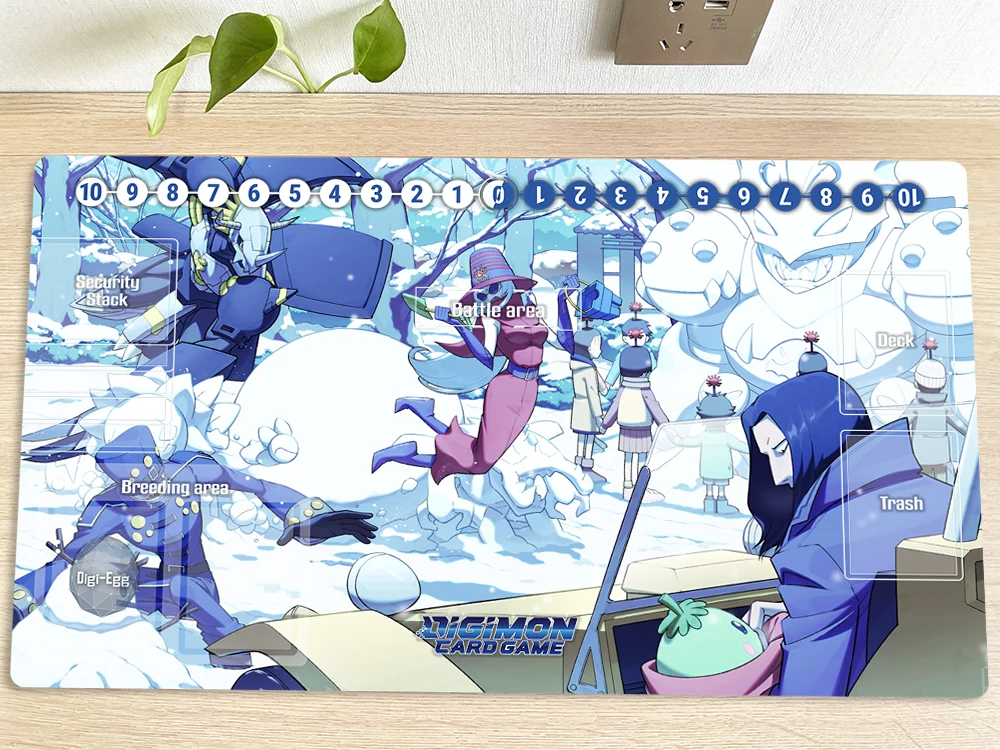 Игровой коврик Digimon для поединок DTCG игры в торговую карту blackwargraymon Настольный