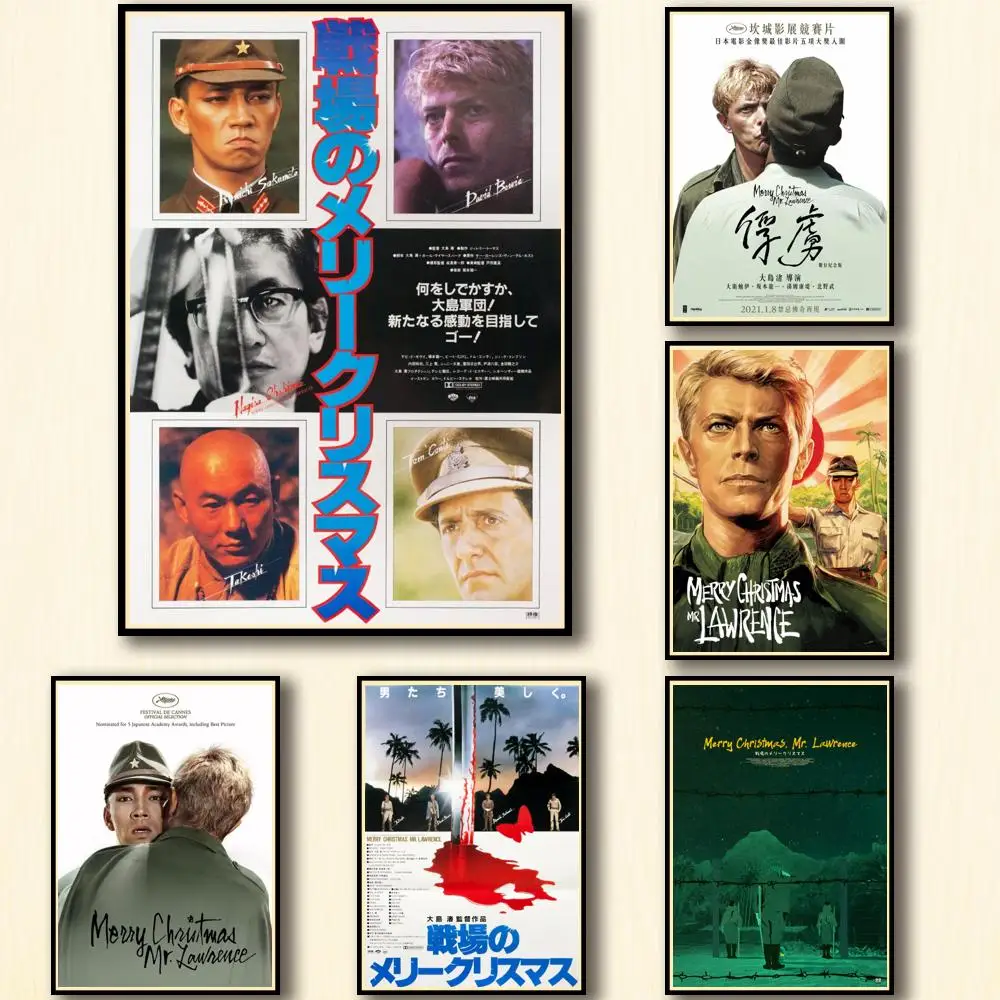 

12Style Choose Nagisa Oshima Movie Merry Christmas Mr. Lawrence Art Print Silk Poster Home Wall Decor