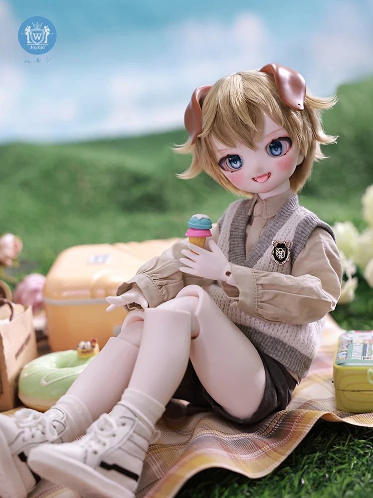 

Оригинальная кукла Genius Bjd с 4 точками, Elvin Ah Wu, возвращающаяся в природу, осенняя кукла для кемпинга, Кукла Sd, Коллекционная модель, игрушка, подарки