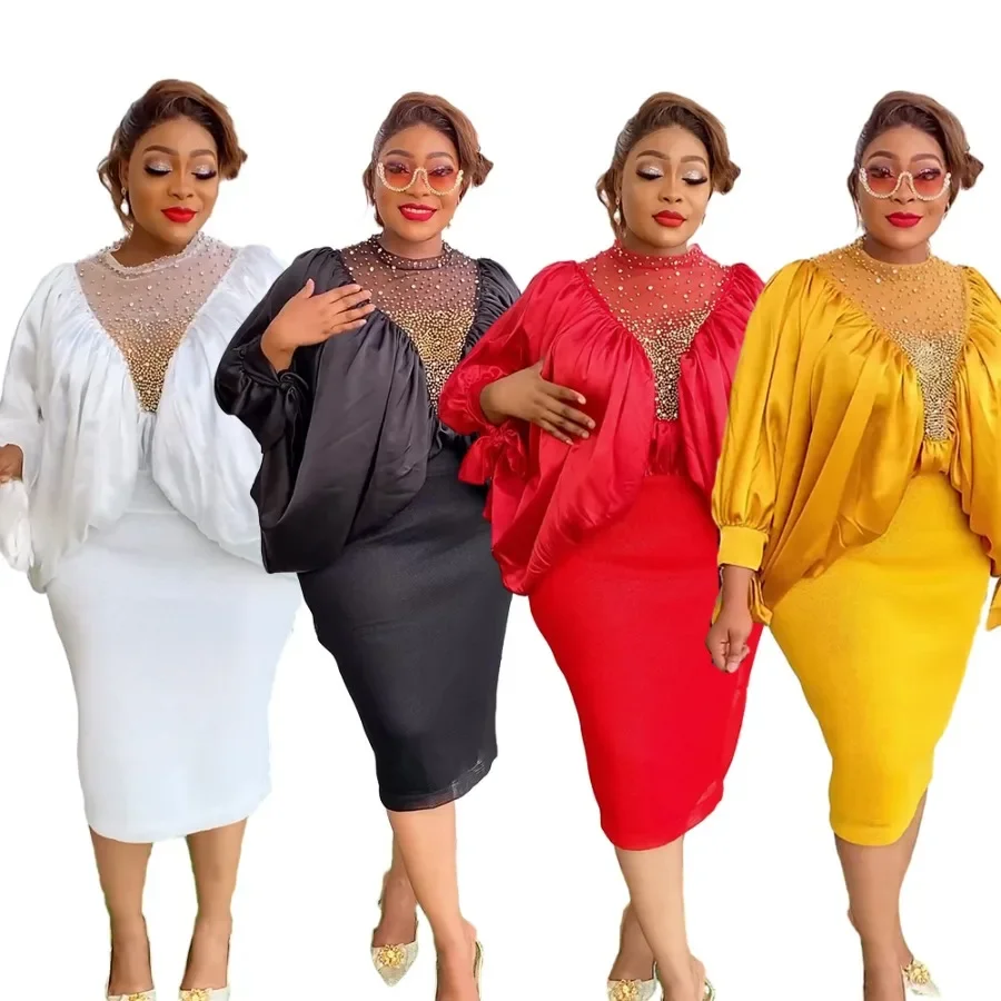 Белые платья для женщин 2024 Дубай африканские абайи кафтаны вечернее платье с