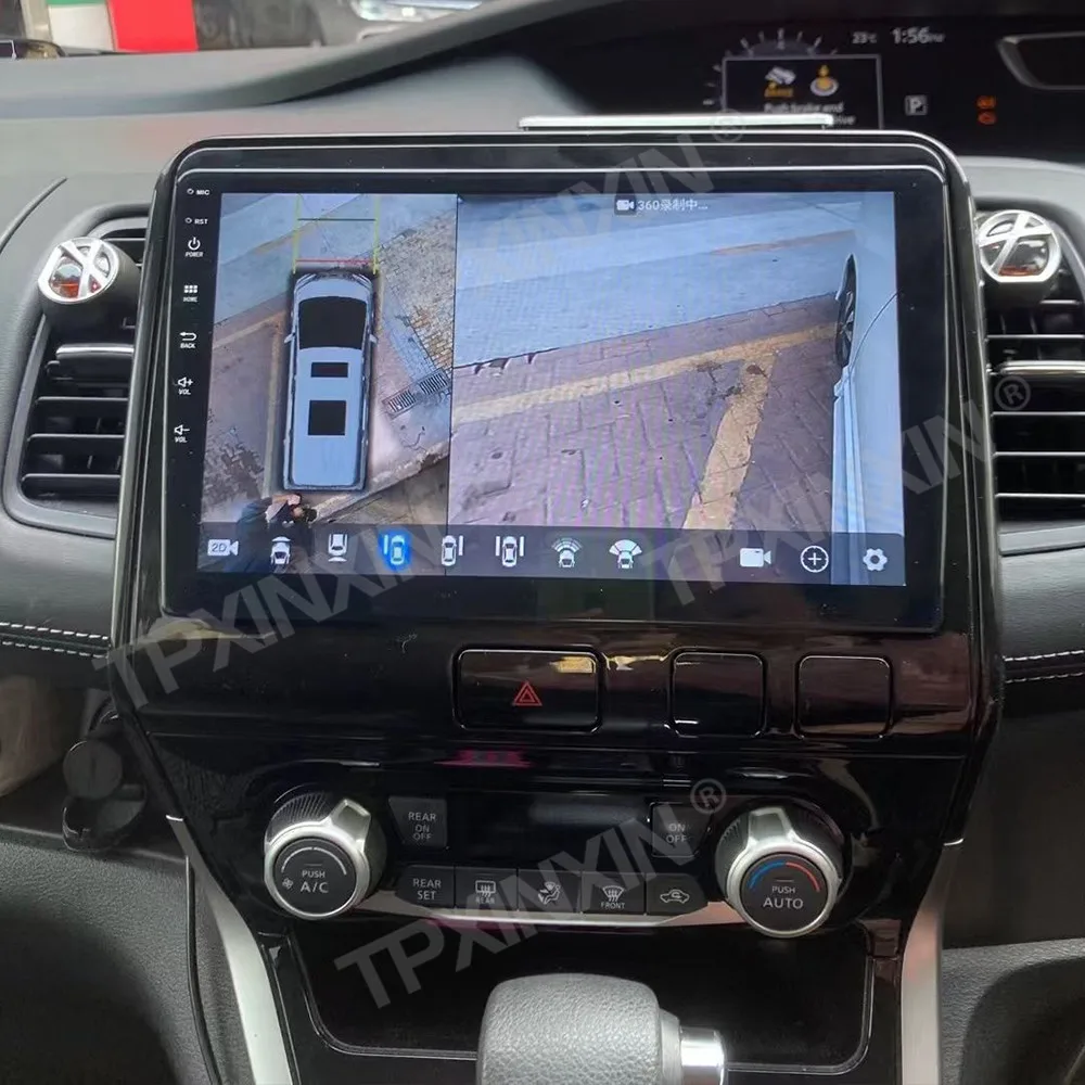 Фото Автомагнитола с Android 12 для Nissan Serena Impul C27, GPS, мультимедийная система, автомобильный DSP, головное устройство, Bluetooth-стерео №3