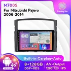 2.5D IPS экран 4G lte Android10 автомобильный dvd gps мультимедийный плеер для Mitsubishi Pajero 2006-2014 GPS навигация Радио Аудио 6 + 128G