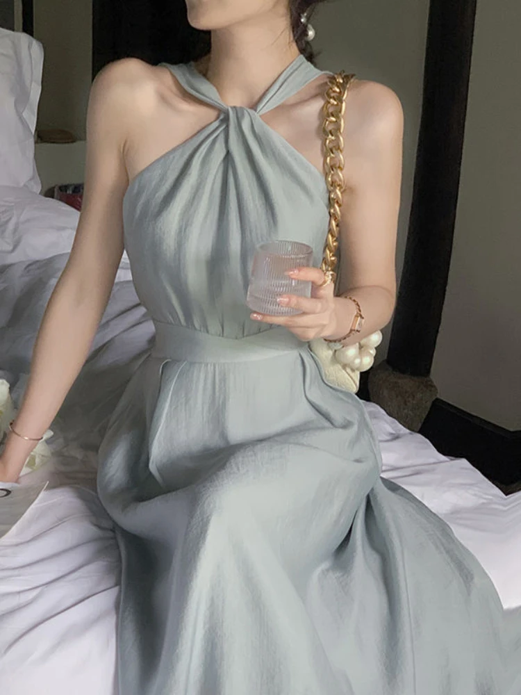 

Женское платье на день рождения, без рукавов, с высокой талией