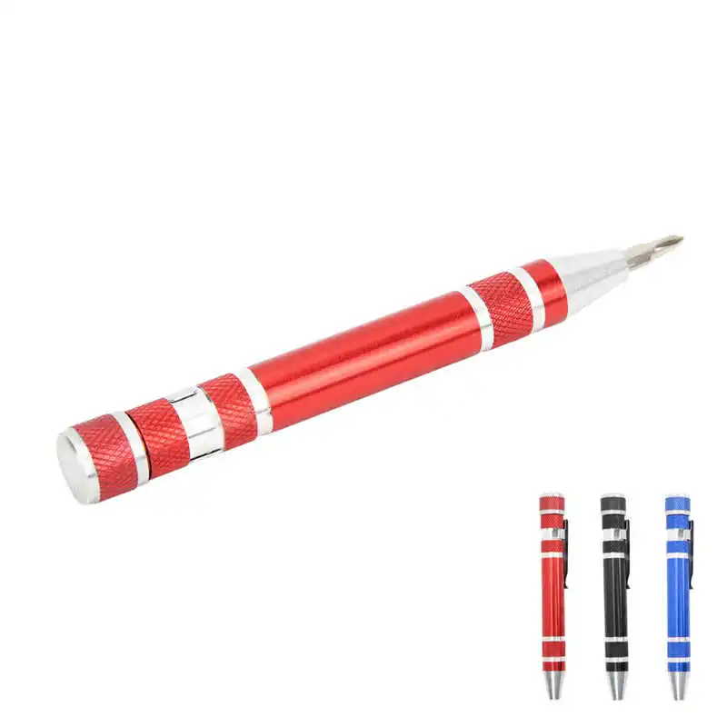 

Pocket Screwdriver Mini Magnetic Screwdriver Labor Saving 8 in 1 for Gadgets