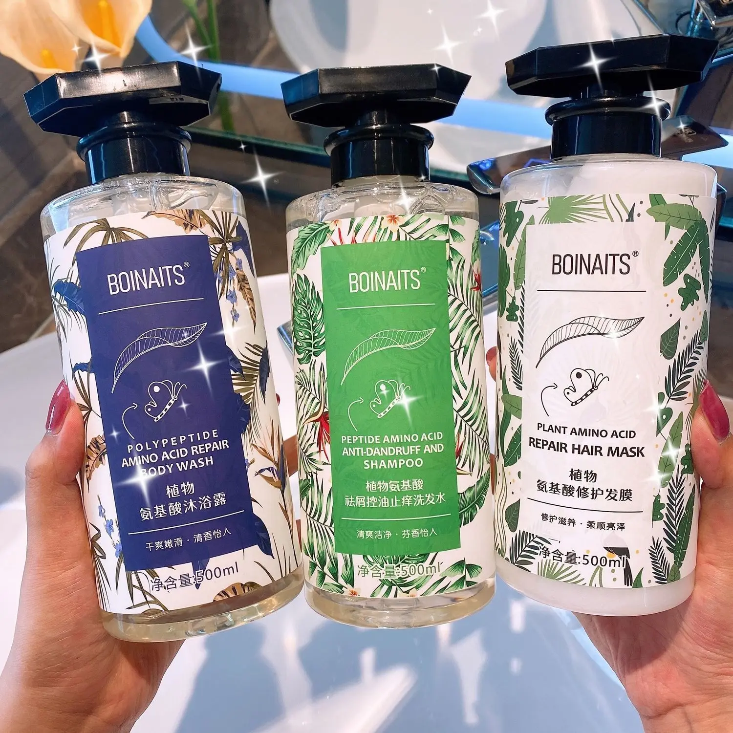 

Шампунь с аминокислотой для растений, кондиционер для защиты от перхоти, контроль жирности и зуда, оптовая продажа