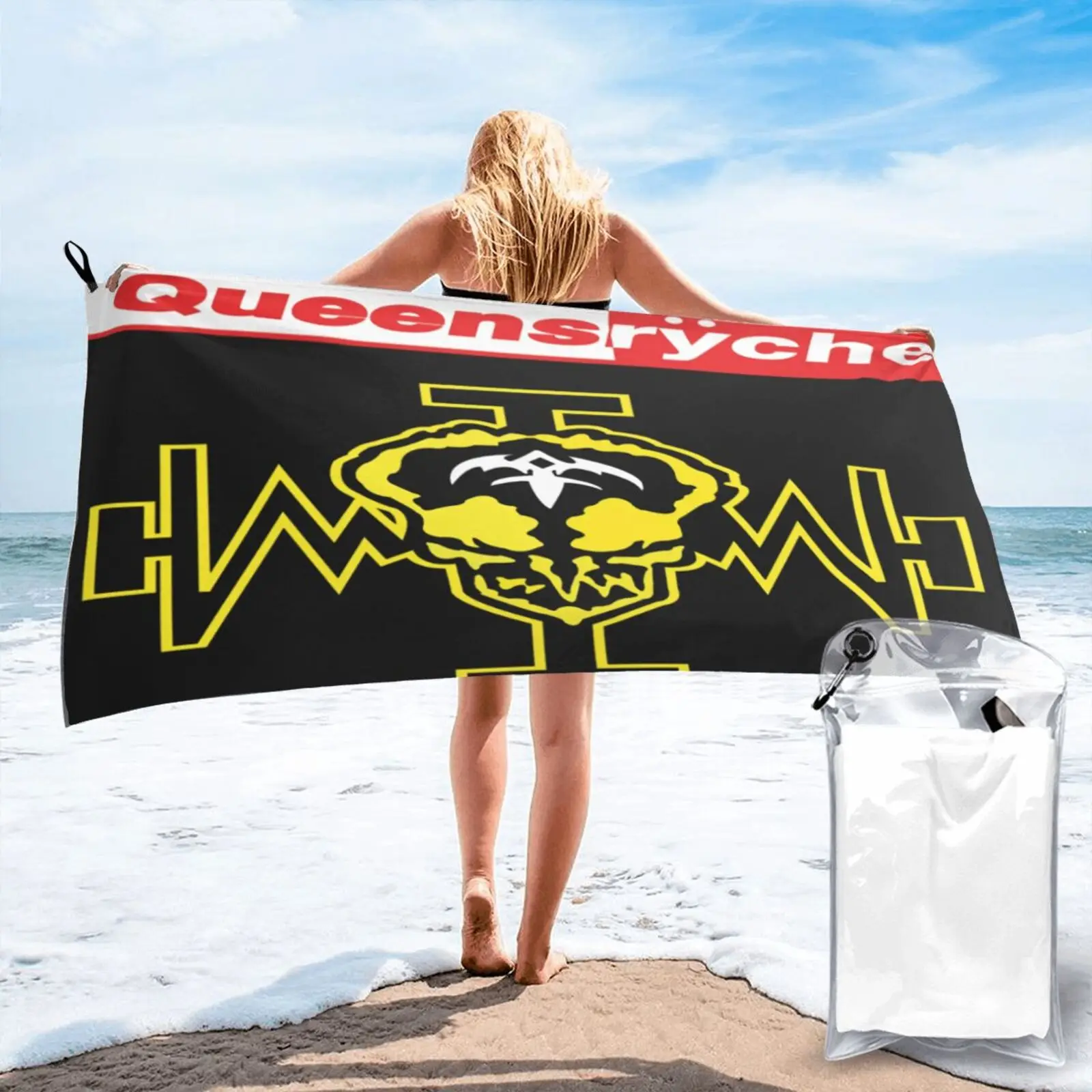 

Queensryche Operation Mind Crime Band Beach Towel Bath Bath Face Towel Towels Bathroom Large Beach Towel Face Towel Bath Towel