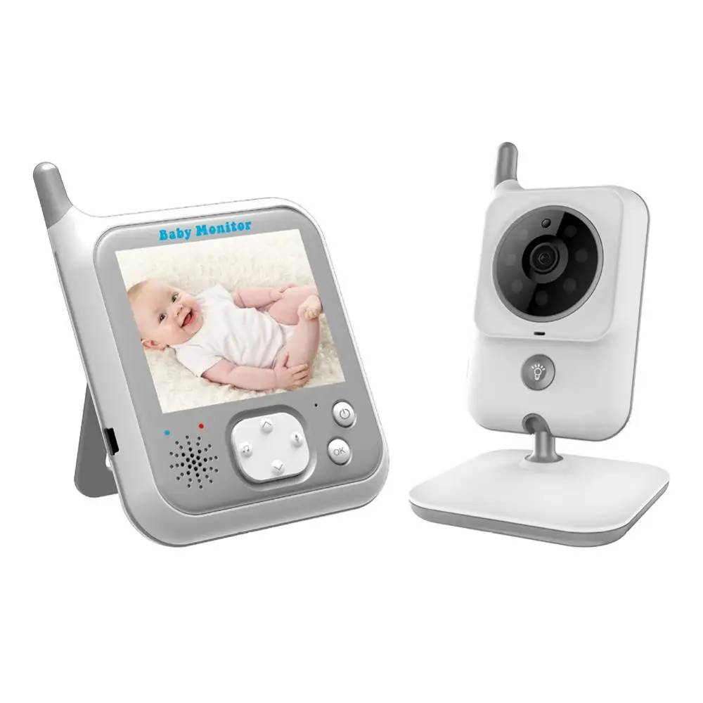 

3.2 inch Wireless Video Color Baby Monitor High Resolution Baby Nanny Security Camera Night Vision Temperature Monitoring