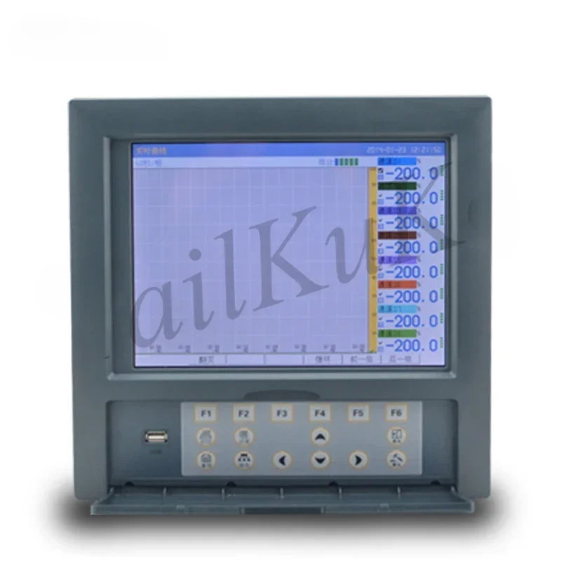 Безбумажный регистратор цветовой температуры напряжения давления тока 16 32