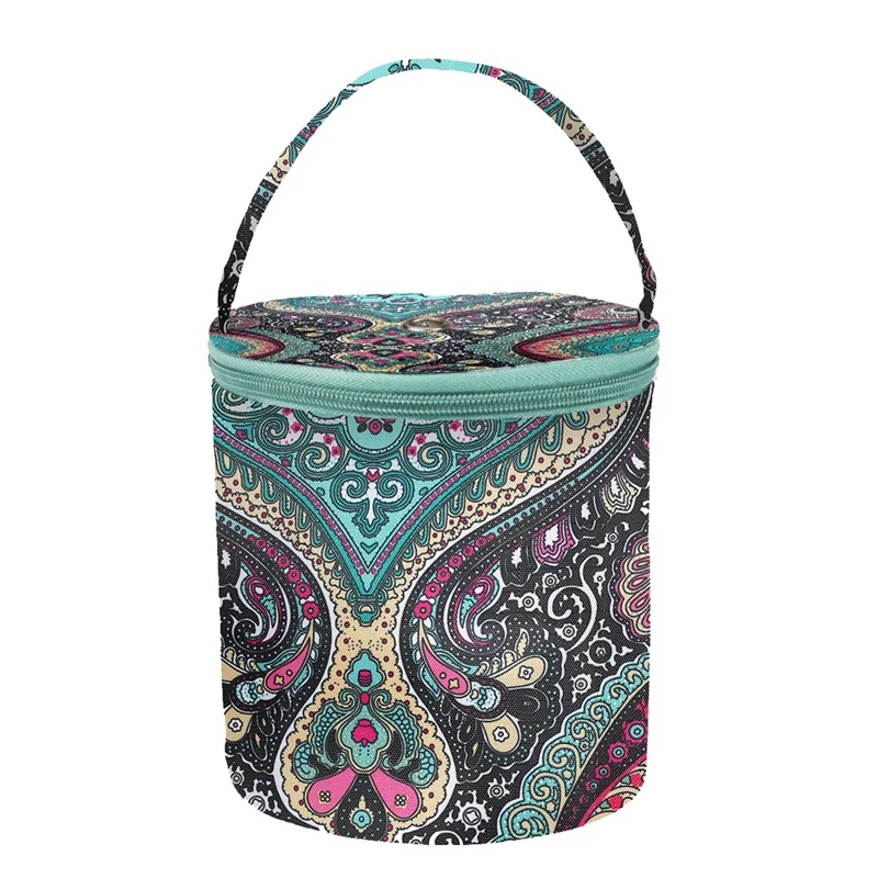 Портативная сумка для хранения пряжи небольшой органайзер вязания на молнии A