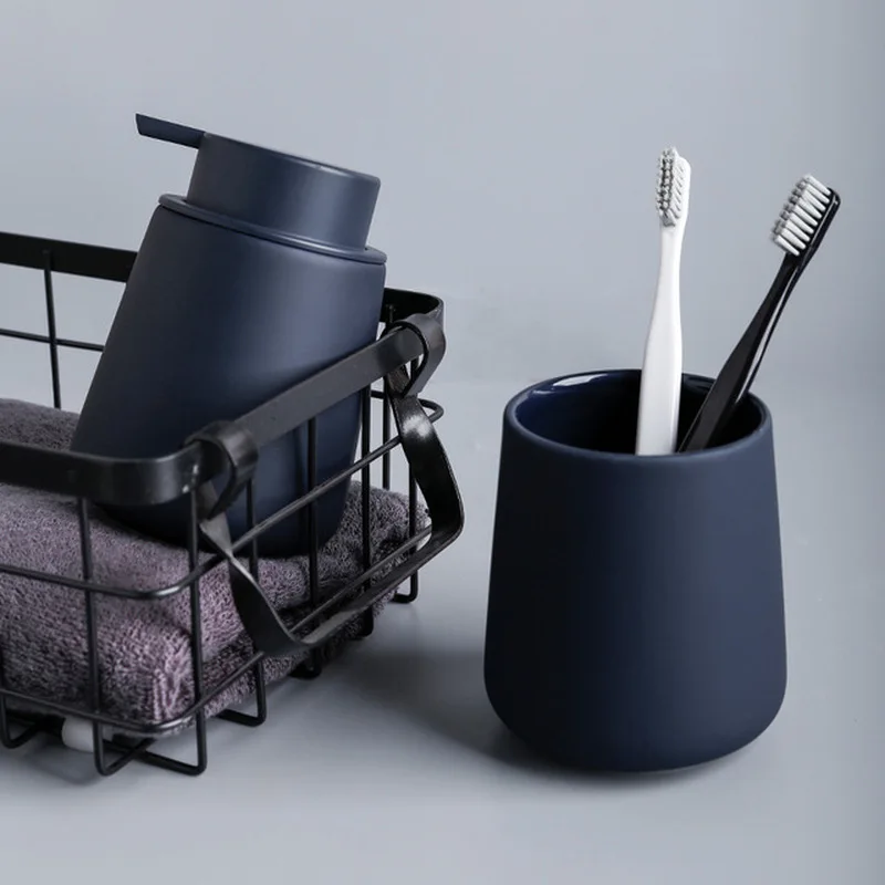 nordic liquid soap dispenser ceramic bathroom hand sanitizer shampoo bottle shower gel foam dispenser bathroom accessories set free global shipping