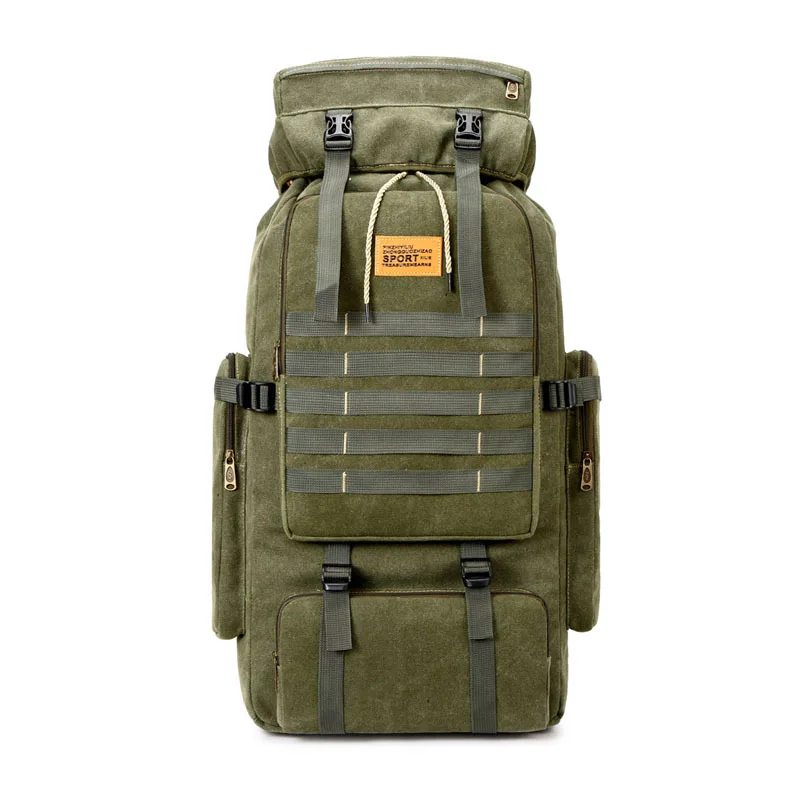 

70L Tactical Waterproof Molle Backpack Military Army Hiking Camping Backpack Travel Rucksack Outdoor Sports Climbing Bag