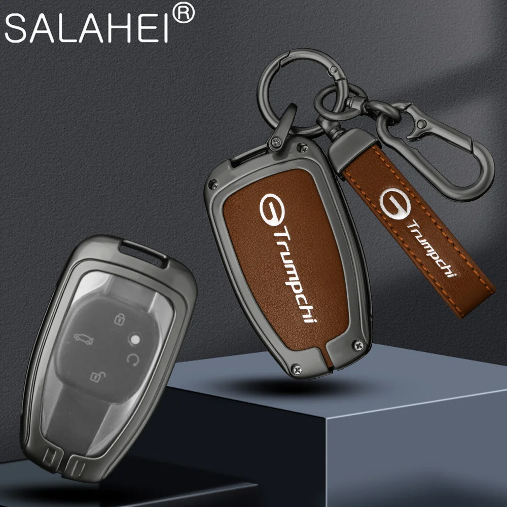 

Car Smart Remote Key Fob Case Cover Shell Bag For Trumpchi GAC 2021 Empow J11 J12 J13 J14 J15 J16 GS8 Keychain Accessories