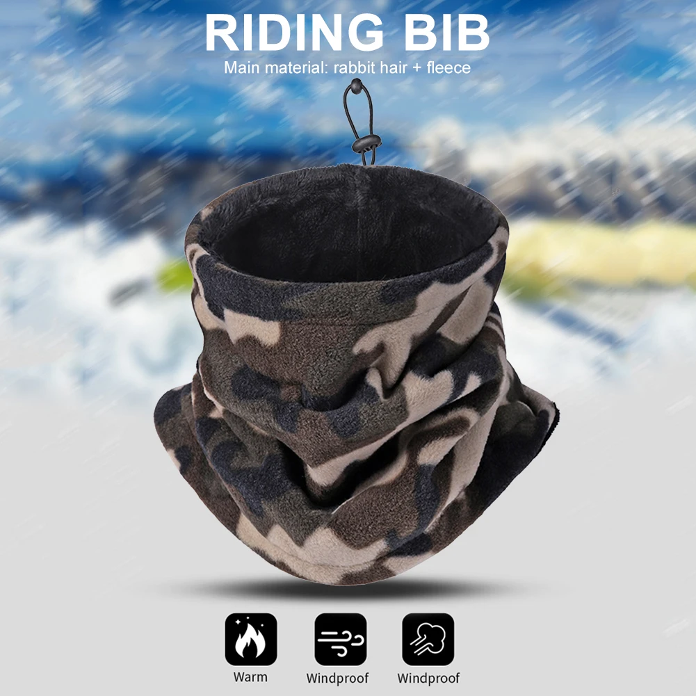 

Флисовый теплый шарф для рыбалки, катания на коньках, бега, спорта, маска для лица, маска для кемпинга, пешего туризма, шеи, теплые головные уб...