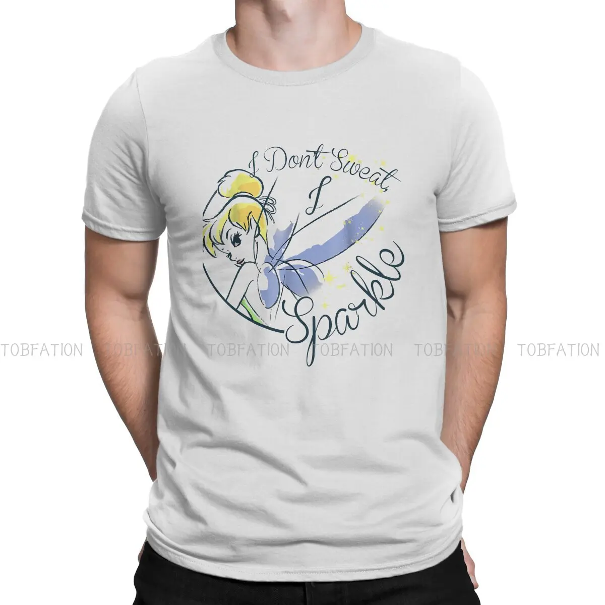 

Disney Peter Pan Film Man TShirt Tinkerbell Sweat Sparkle Graphic Classic Distinctive T Shirt Harajuku Sweatshirts New Trend