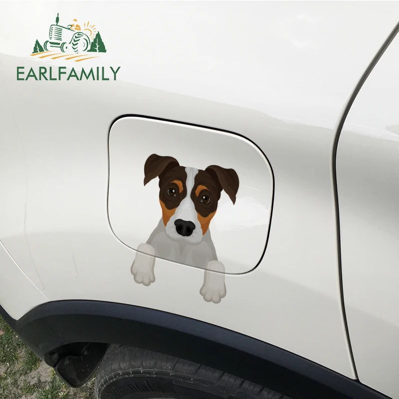 EARLFAMILY 13 см x 9 7 для Джека Расселла терьера фотообои и наклейки сделай сам модная