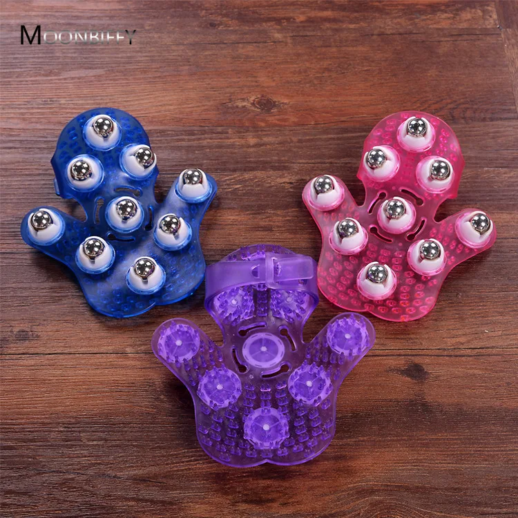 

Массажная перчатка для спины с роликовыми шариками, расслабляющий массажер для снятия боли в шее, плечах, ягодицах, теле, уход за здоровьем, ...